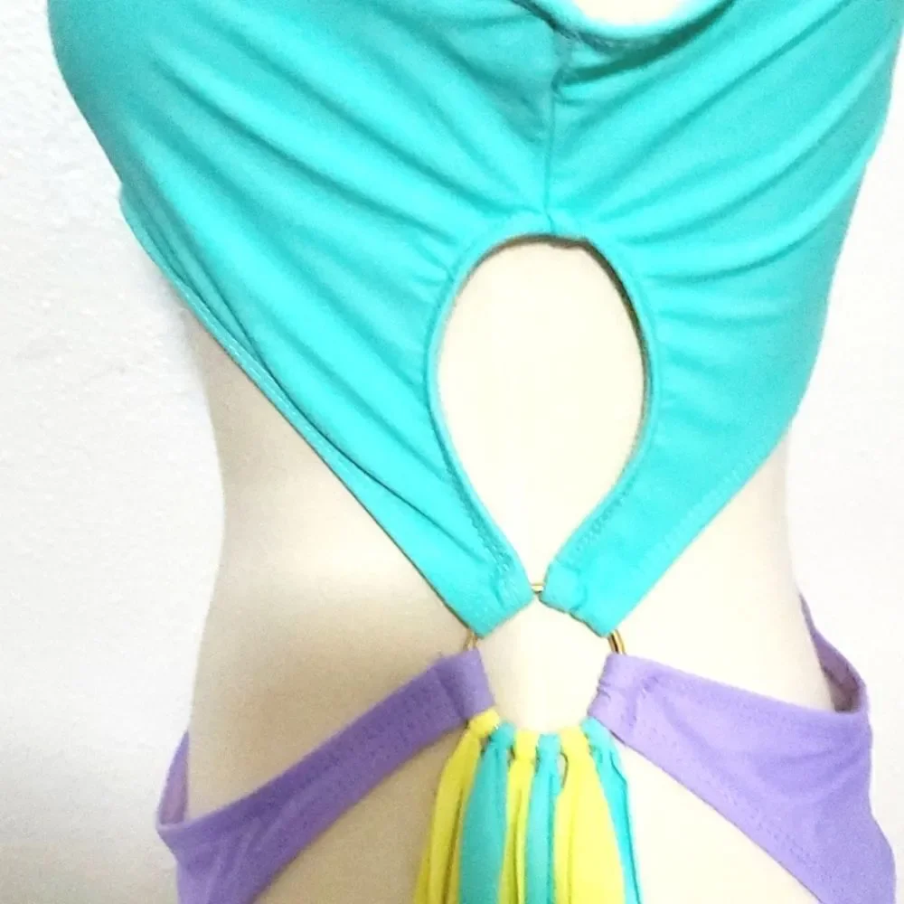 Sexy Monokini Cut Out One Piece Bikini  Size Large